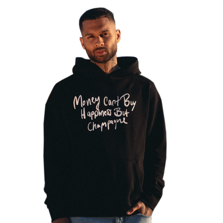 CHAMPAGNE PULLOVER - BLACK