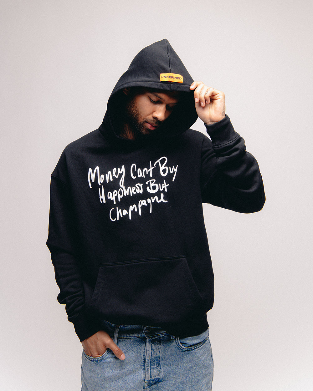 CHAMPAGNE PULLOVER - BLACK
